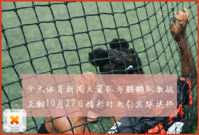 今天体育新闻火箭队与鹈鹕队激战正酣10月27日精彩对决引发球迷热议
